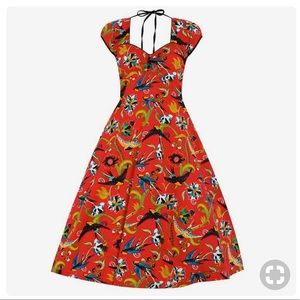 Swallow Red Dress